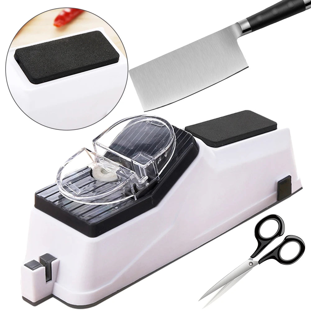 Electric  Sharpeners Professional Automatic Knives Sharpeners Fast Sharpening Tool Kitchen Knives Tool Fine Grinding Blade