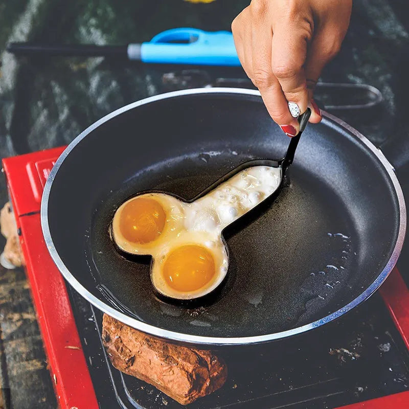 Funny Fried Egg Mold Omelette Egg Frying Mold Non-stick Pancake Cooking Moulds Fried Egg Kitchen Accessories Cooking Gadget